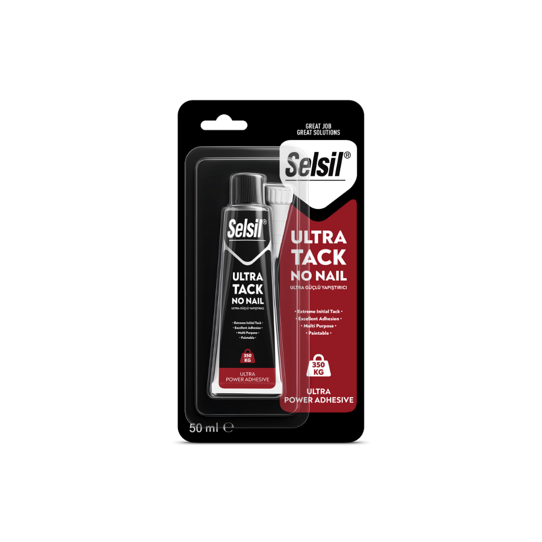 Ultra Tack Güçlü Montaj Yapıştırıcı 50ml ürün ambalajı